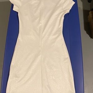 Ivory Leopard print dress XS